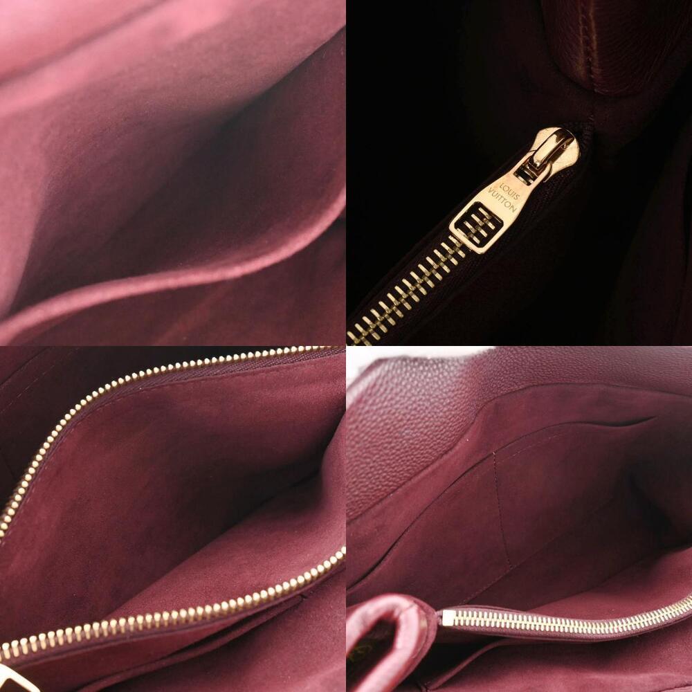 Louis Vuitton Brown Purple Handbag Bordeaux Canvas Olympe Monogram - Picture 10 of 11